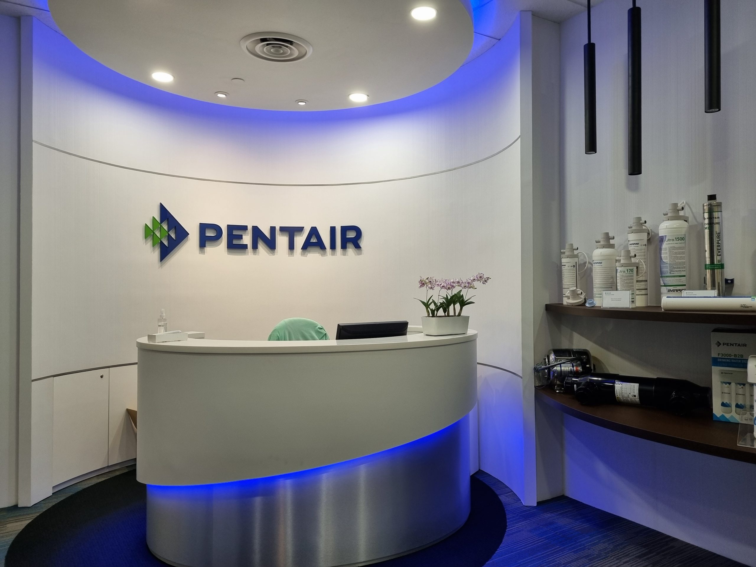 Pentair Office Entrance Desk